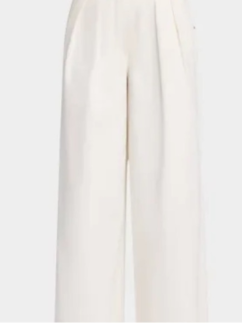 Significant Other Wide-Leg Pants in Light Beige Sz 2 NWT Embroidered detail